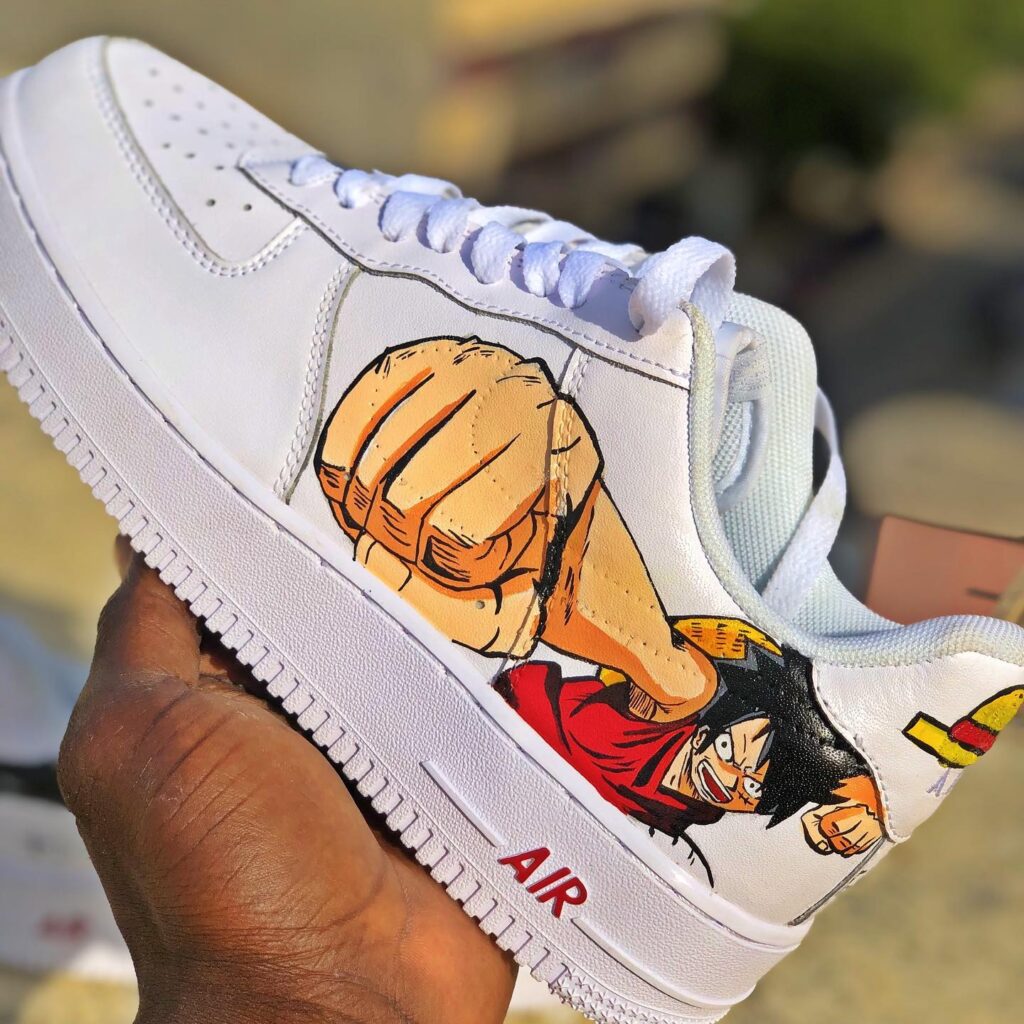 One Piece Luffy Air Force 1 Custom Daniel Customs