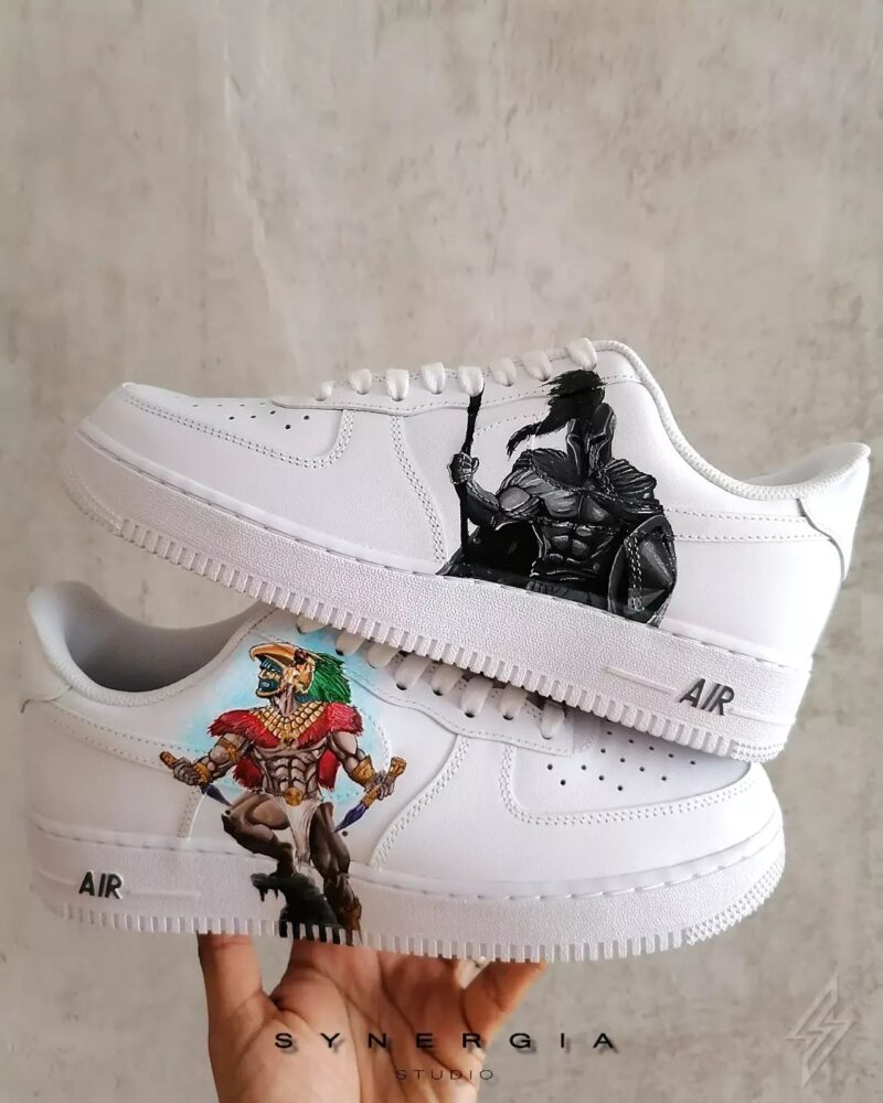 Aztec Warrior and Ares Air Force 1 Custom