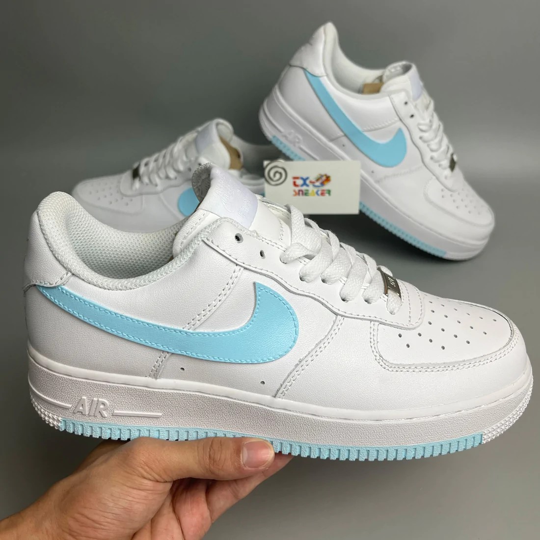 Baby Blue Air Force 1 Custom - Daniel Customs