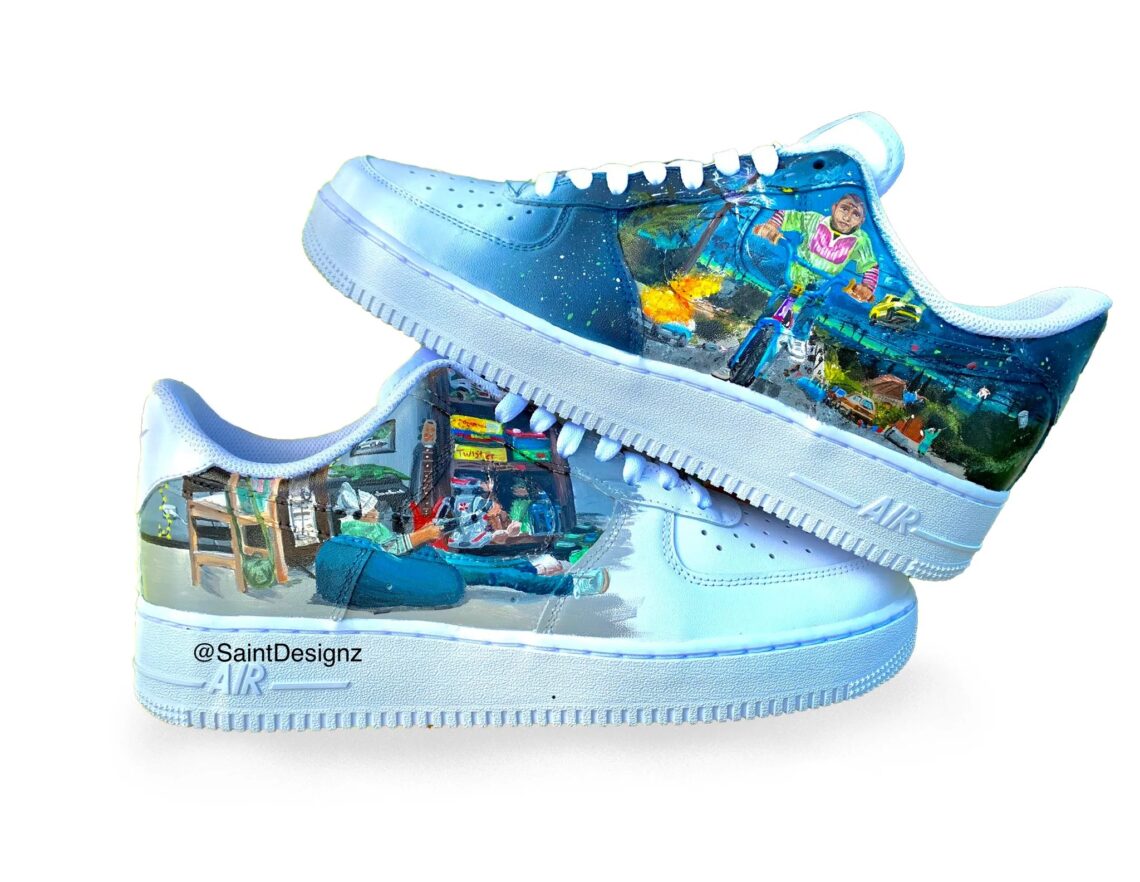 Bad Bunny Air Force 1 Custom Daniel Customs