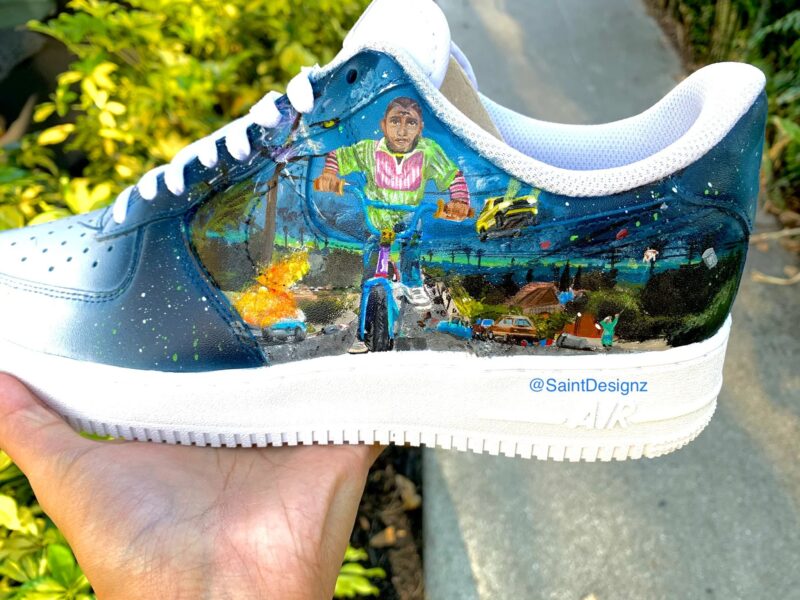 Bad Bunny Air Force 1 Custom - Image 6