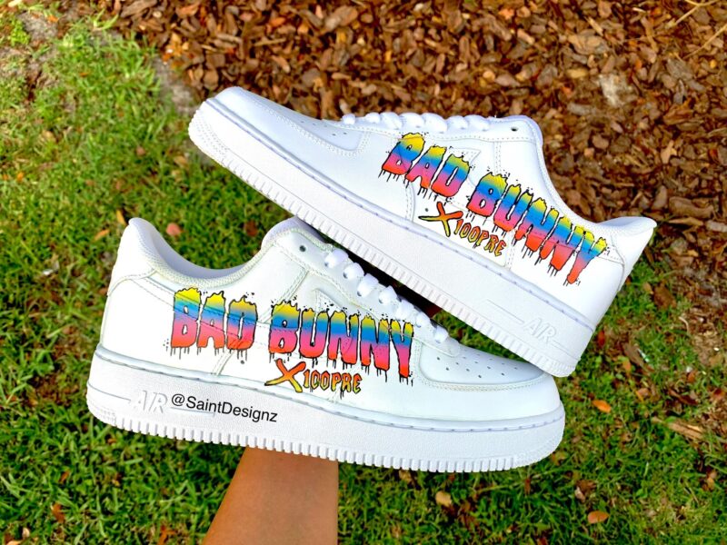 Bad Bunny x 100pre Air Force 1 Custom - Image 2