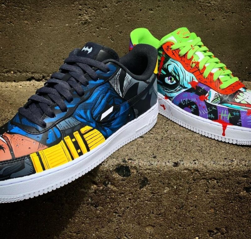 Batman x Joker Air Force 1 Custom