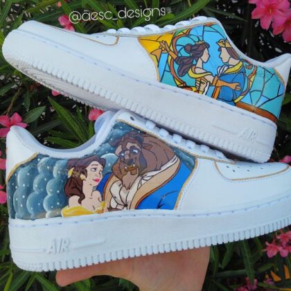 Beauty and The Beast Air Force 1 Custom