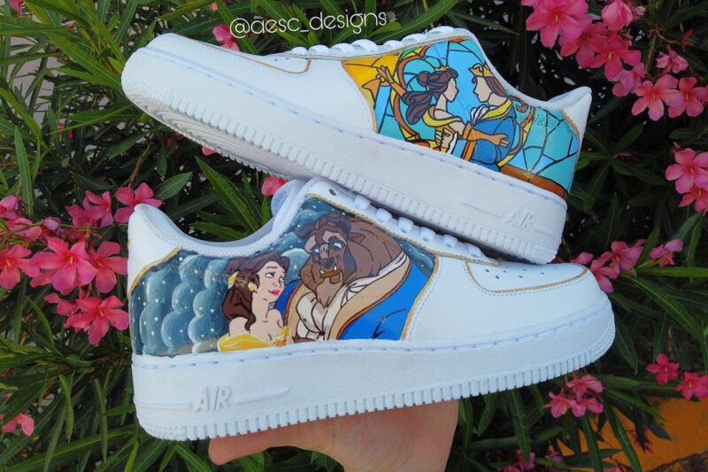 Beauty and The Beast Air Force 1 Custom