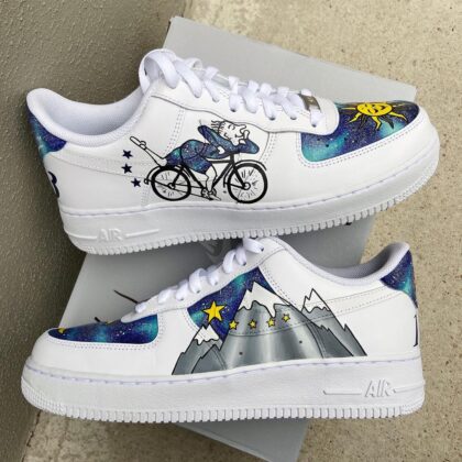 Bicycle day Air Force 1 Custom