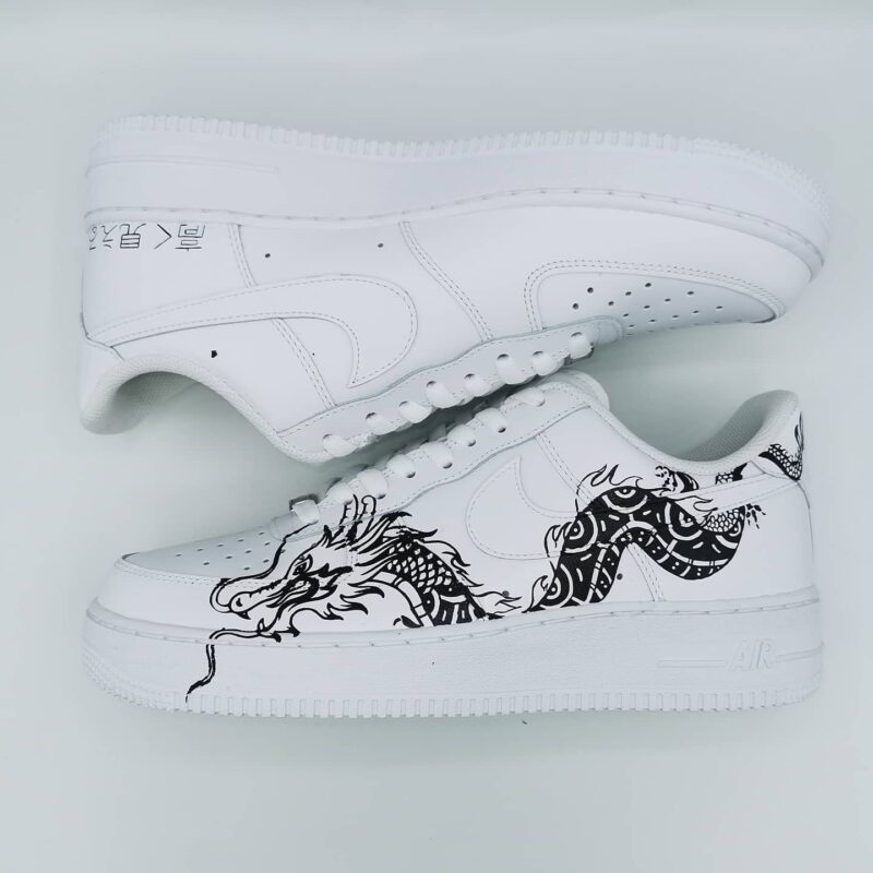 Black Dragon Air Force 1 Custom - Image 2