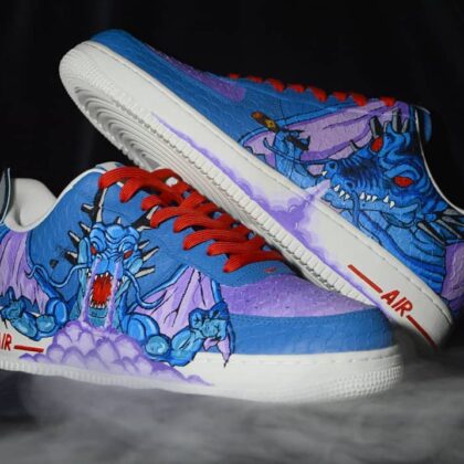 Black smoke Shenron Air Force 1 Custom