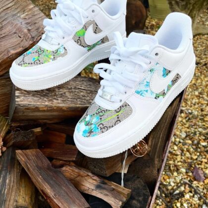 Blossom Blue Gucci Air Force 1 Custom