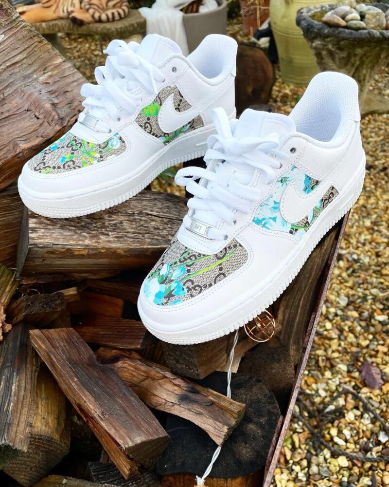 Blossom Blue Gucci Air Force 1 Custom