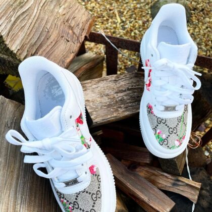 Blossom Red Gucci Air Force 1 Custom