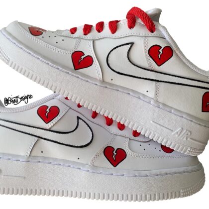 Broken Hearts Air Force 1 Custom