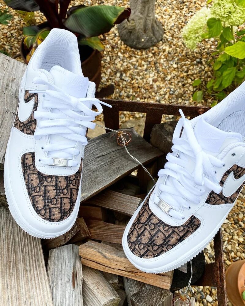 Brown Coffee Dior Air Force 1 Custom_img1