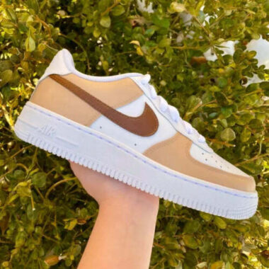 tan air force 1 custom