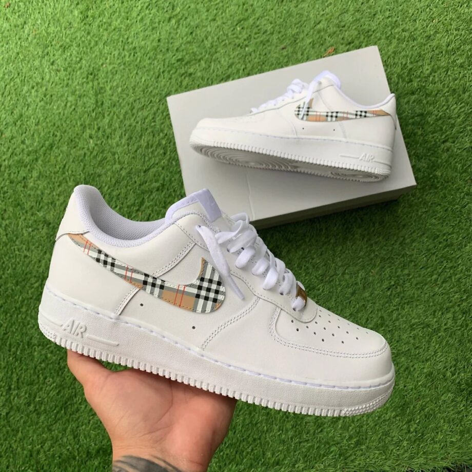 Burberry Air Force 1 Custom - Daniel Customs