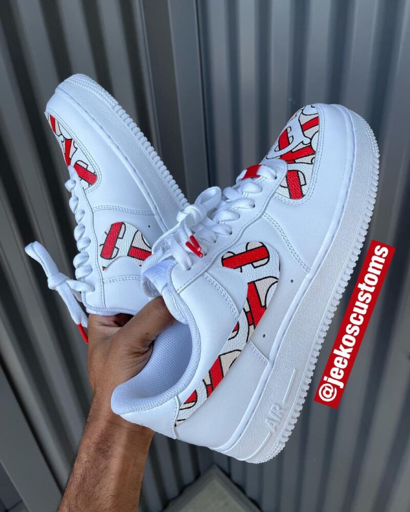 Burberry V2 Air Force 1 Custom - Image 3