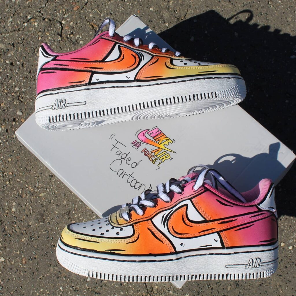 Cartoon Air Force 1 Custom - Daniel Customs