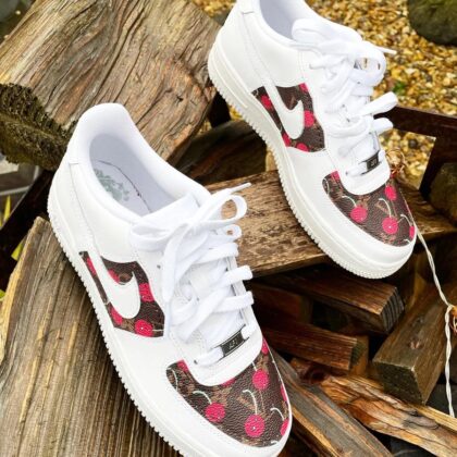 Cherry and Brown Air Force 1 Custom