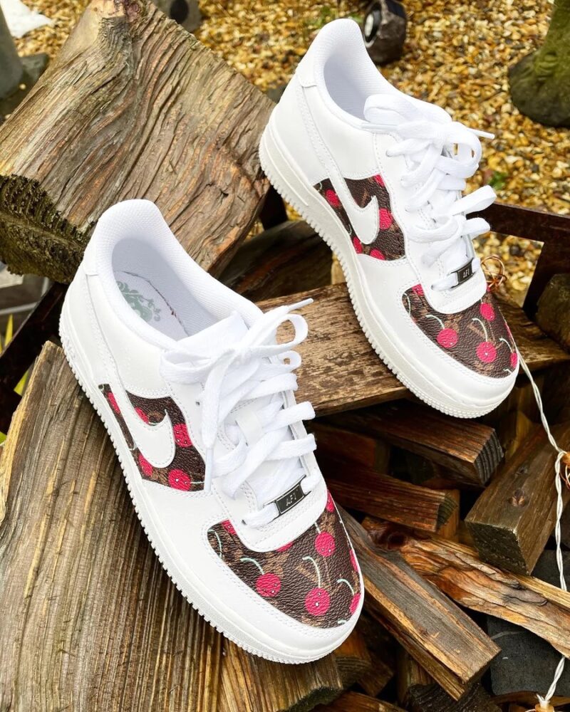 Cherry and Brown Air Force 1 Custom