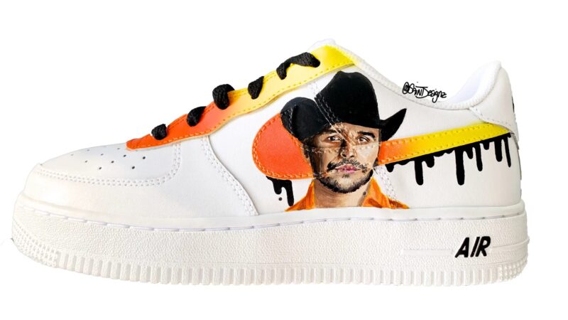 Christian Nodal Air Force 1 Custom