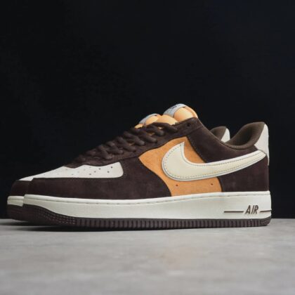 Coffee Suede Air Force 1 Custom