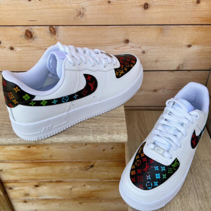 Color LV Air Force 1 Custom