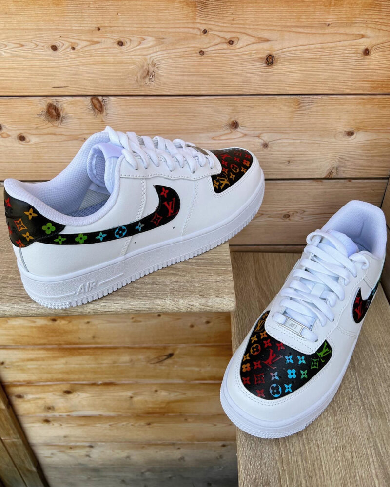 Color LV Air Force 1 Custom