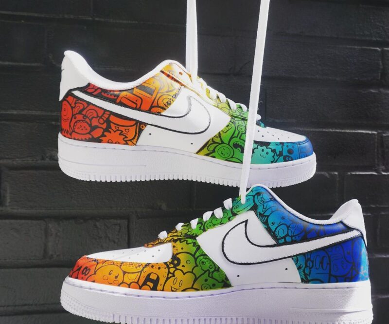 Colorful Air Force 1 Custom - Image 2