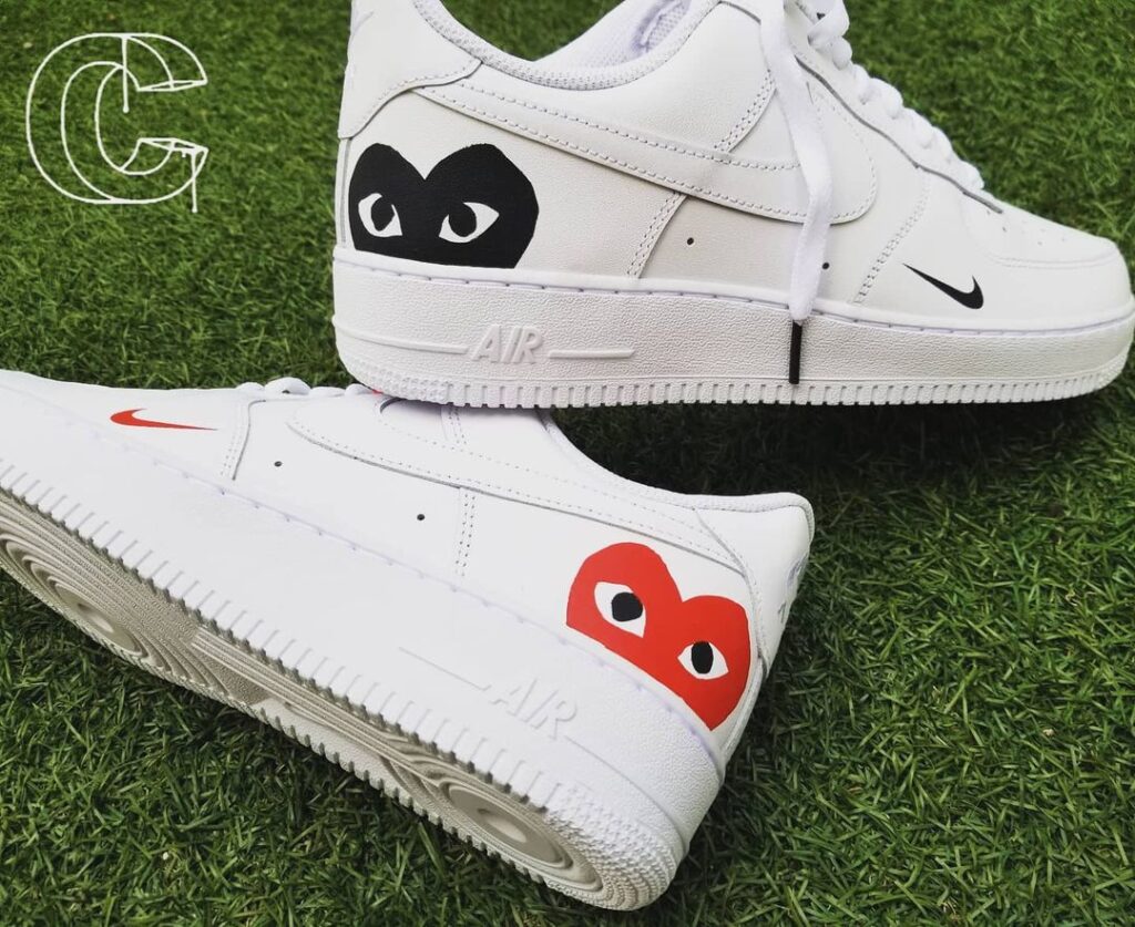 comme des garcons custom air force 1