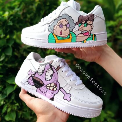 Courage The Cowardly Dog Air Force 1 Custom