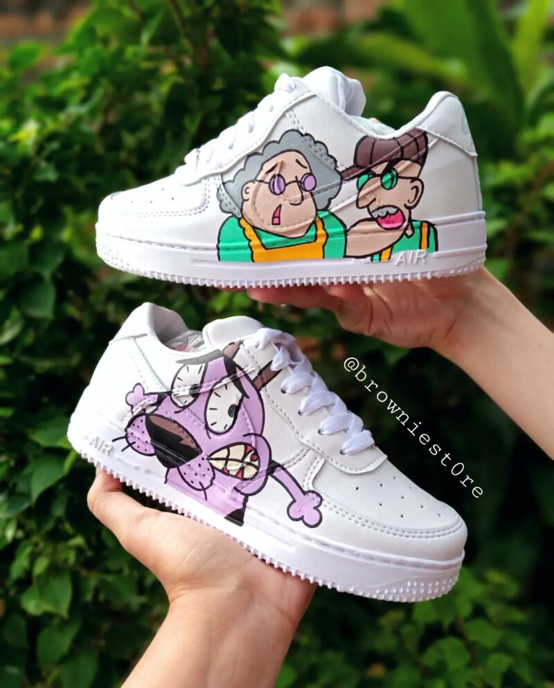 Courage The Cowardly Dog Air Force 1 Custom