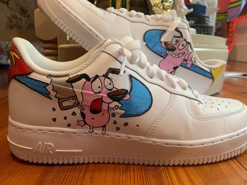 Courage the Cowardly Dog Air Force 1 Custom