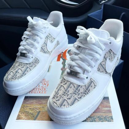 Cream Dior Air Force 1 Custom