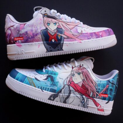 DarlingintheFranXX Zero-Two Air Force 1 Custom