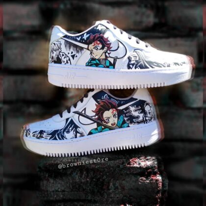 Demon Slayer Kimetsu no Yaiba Air Force 1 Custom