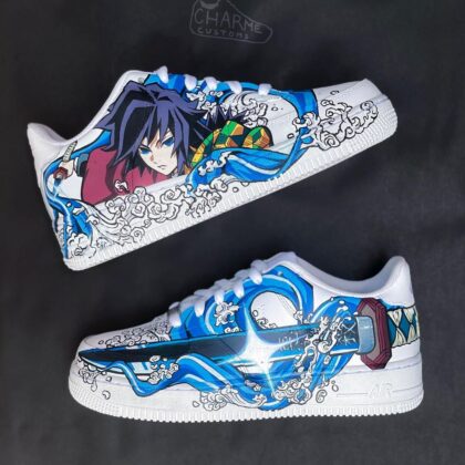 Demon Slayer Kimetsu no Yaiba - Giyu Air Force 1 Custom