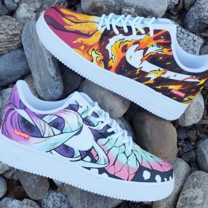 Demon Slayer Kimetsu no Yaiba - Rengoku x Kanae Air Force 1 Custom