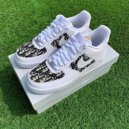 Dior Fabric Inspired Air Force 1 Custom