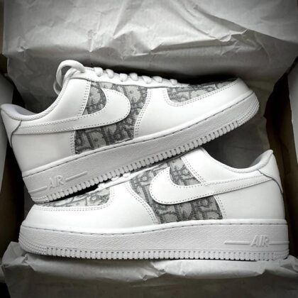 Dior Gray Air Force 1 Custom