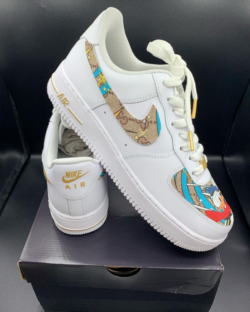 Donald Duck x Gucci Air Force 1 Custom - Image 3