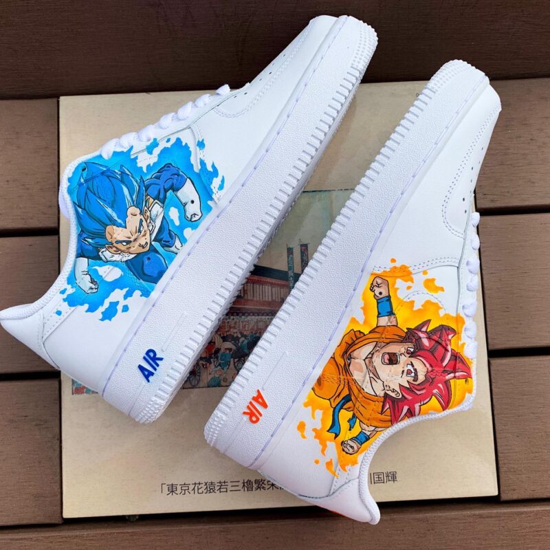 Dragon Ball - Goku x Vegeta Air Force 1 Custom