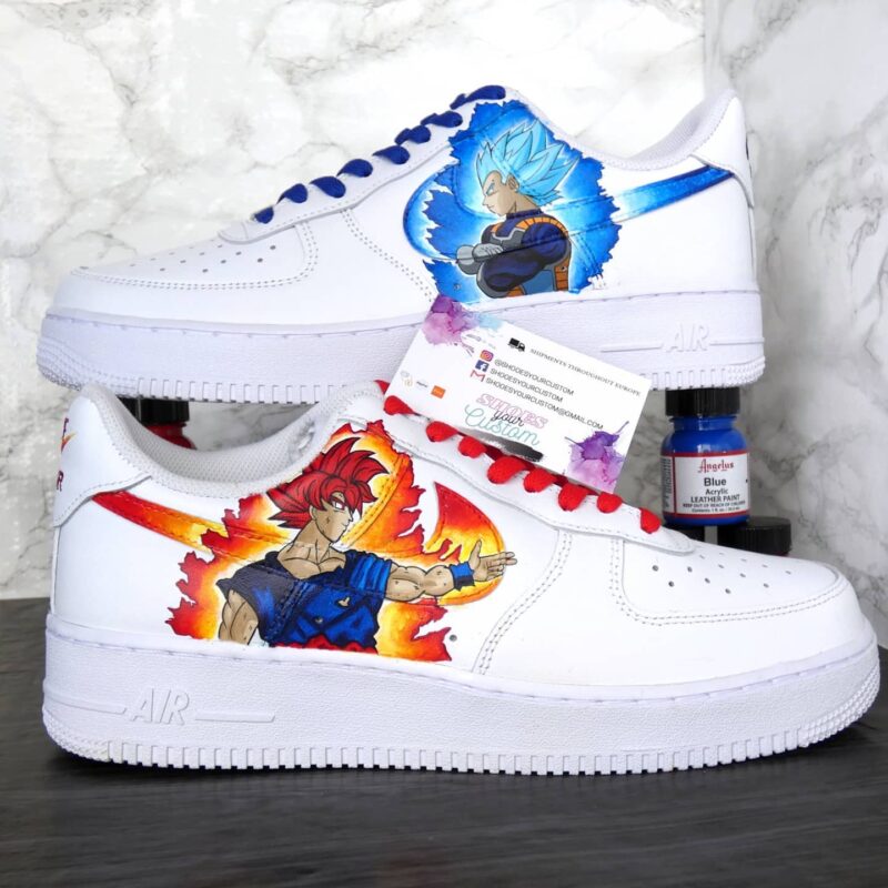 Dragon Ball - Goku x Vegeta Air Force 1 Custom