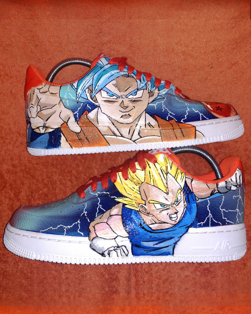 Dragon Ball - Goku x Vegeta Air Force 1 Custom