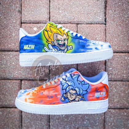 Dragon Ball - Goku x Vegeta Air Force 1 Custom