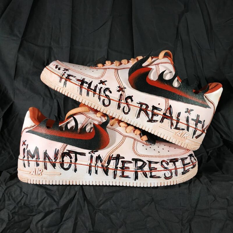 Fake Reality Air Force 1 Custom - Image 4