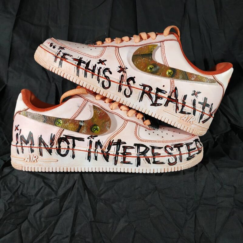 Fake Reality Air Force 1 Custom - Image 3