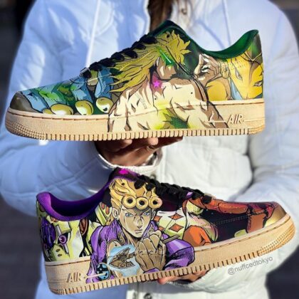 Giorno Giovanna x Dio Brando Air Force 1 Custom