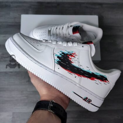 Glitch Air Force 1 Custom