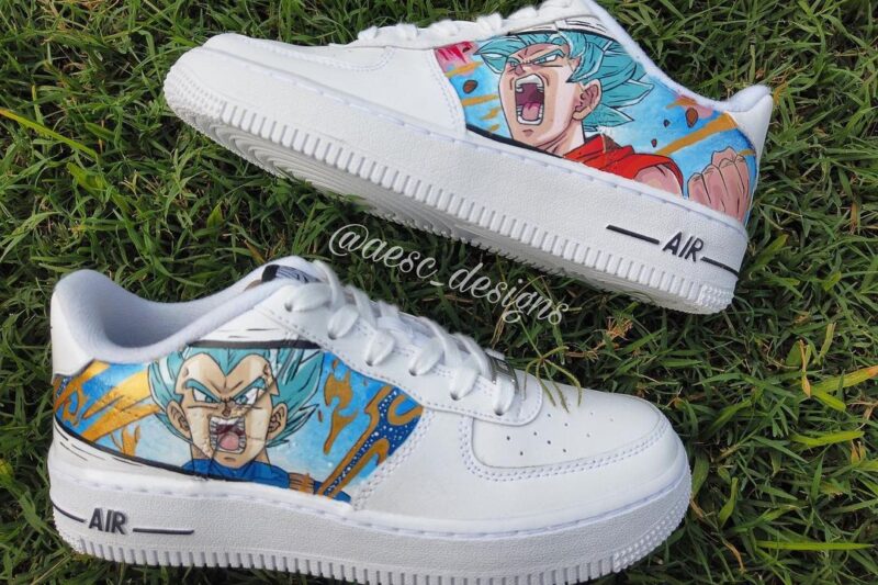 Goku x Vegetta Air Force 1 Custom