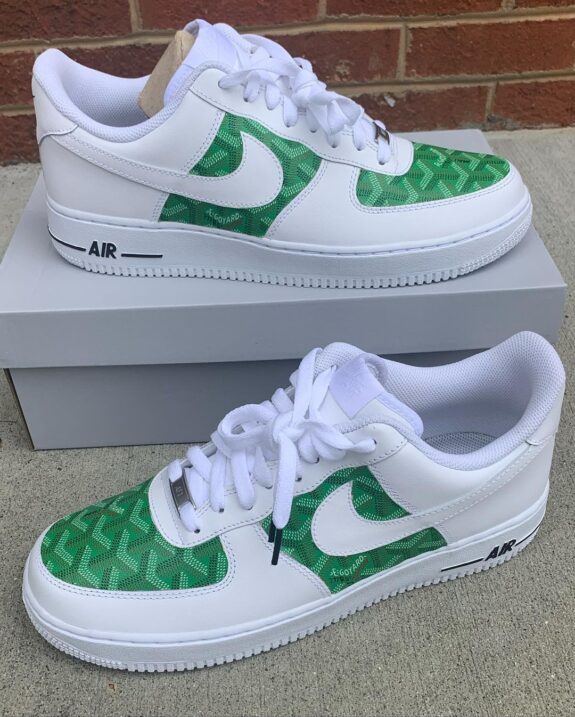 custom goyard air force 1